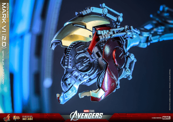 Iron Man Mark VI (2.0) with Suit-Up Gantry 10