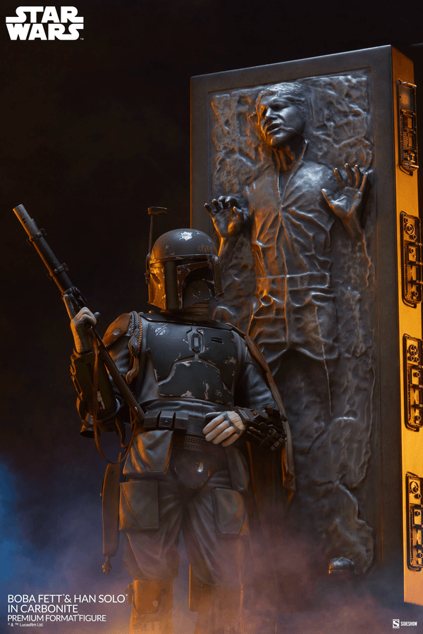 Boba Fett y Han Solo en Carbonita 2