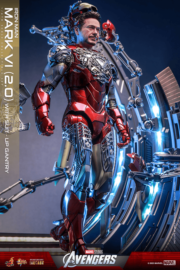 Iron Man Mark VI (2.0) with Suit-Up Gantry 4
