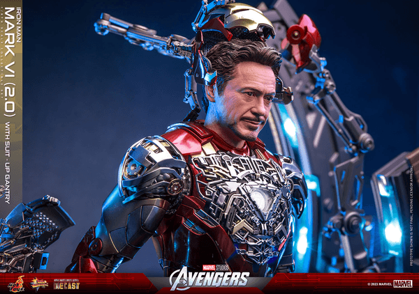 Iron Man Mark VI (2.0) with Suit-Up Gantry 21
