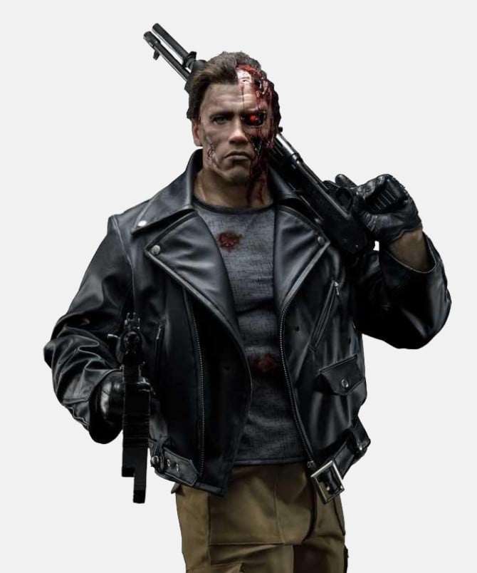 High Definition Museum Masterline Black Label The Terminator (Film) T-800 Terminator Deluxe Version