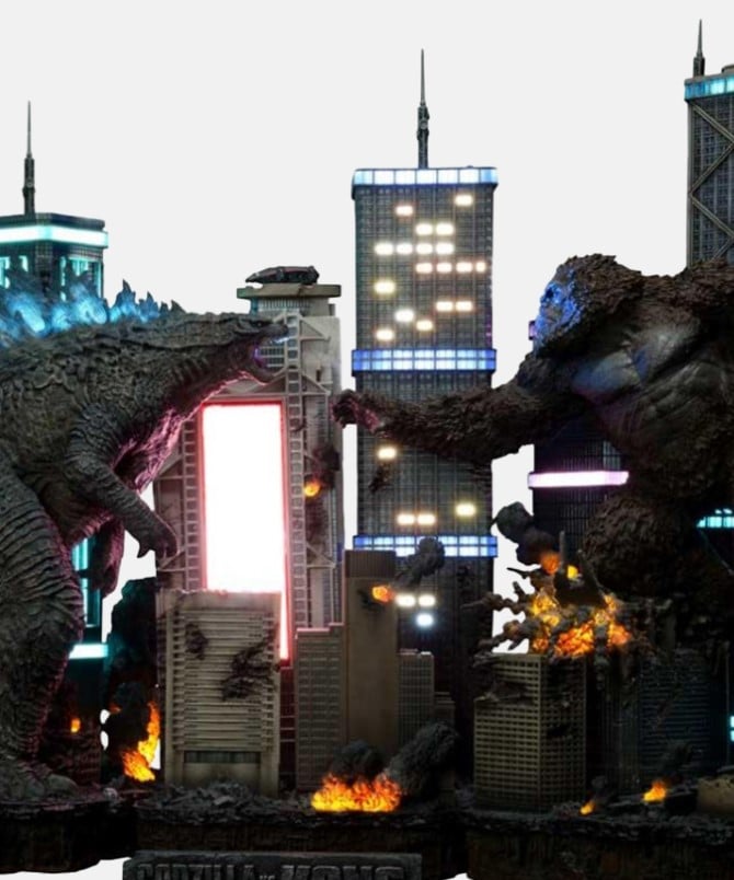 Ultimate Diorama Masterline Godzilla vs Kong Godzilla vs Kong Final Battle
