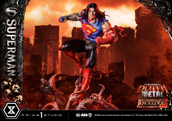 Dark Nights: Death Metal Estatua 1/3 Death Metal Superman Deluxe Ver. 94 cm-ed9ca3e1-deff-4331-a026-62b12a43c752 11