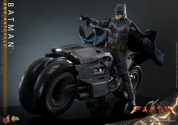 Batman and Batcycle 23