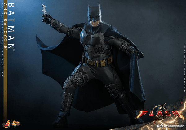 Batman and Batcycle 16