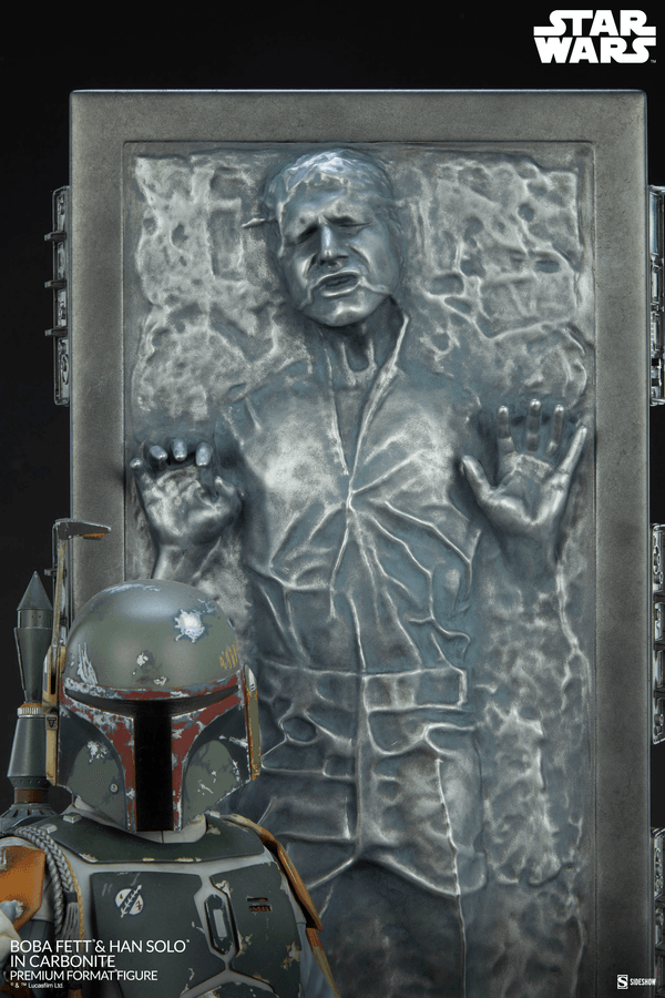 Boba Fett y Han Solo en Carbonita 5