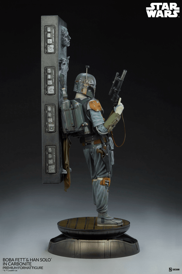 Boba Fett y Han Solo en Carbonita 8