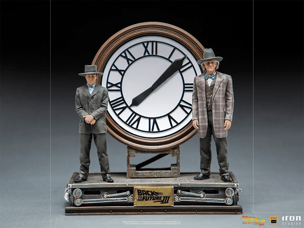 Marty and Doc at the Clock Deluxe 3