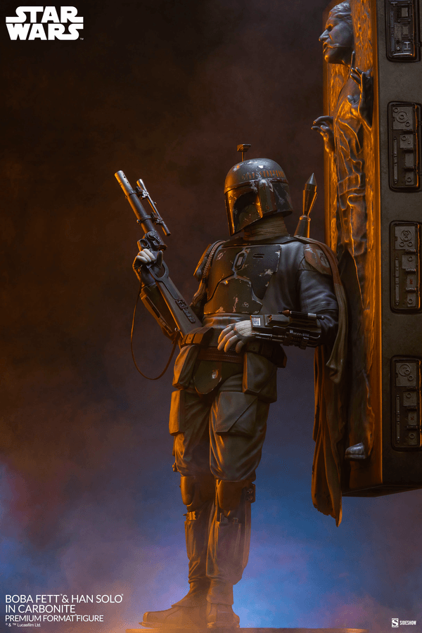 Boba Fett y Han Solo en Carbonita 3