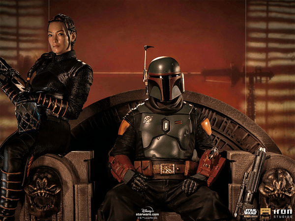 Boba Fett & Fennec Shand on Throne Deluxe  10