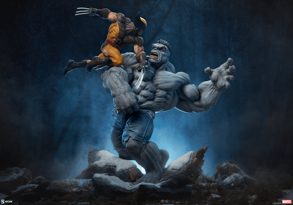 Hulk gris contra Wolverine 2