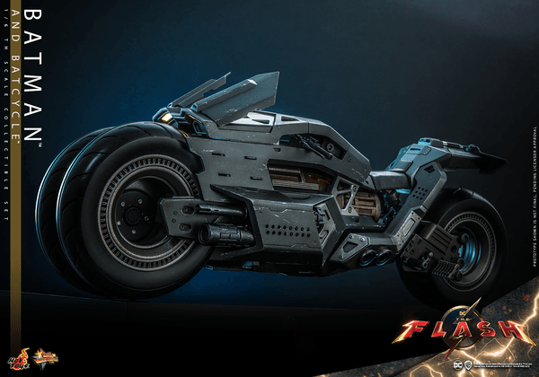 Batman and Batcycle 7