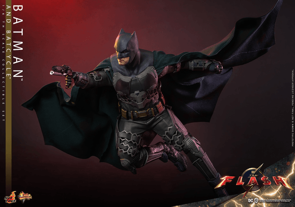 Batman and Batcycle 20