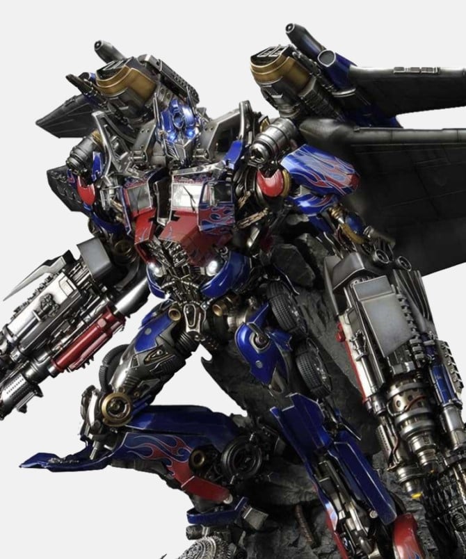 Museum Masterline Transformers: Dark of the Moon (Film) Jetwing Optimus Prime Bonus Version