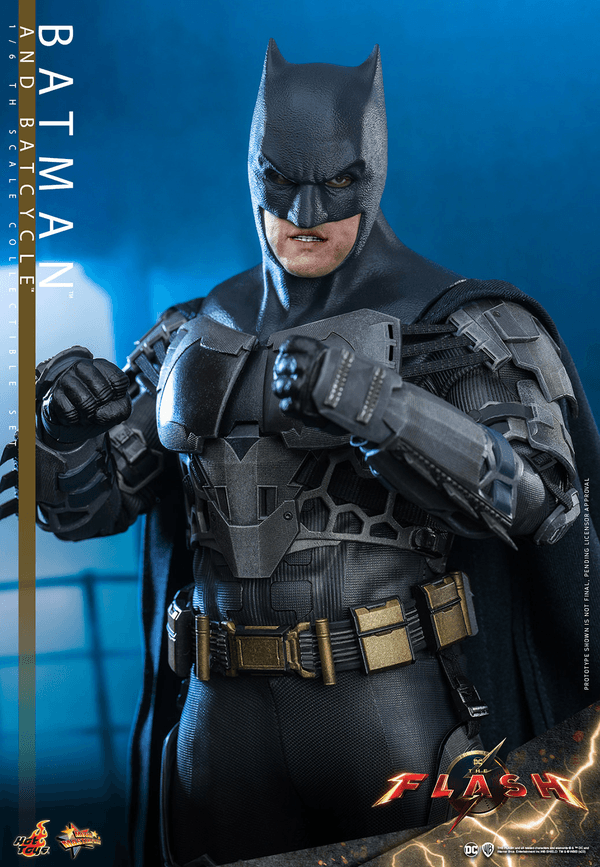 Batman and Batcycle 11