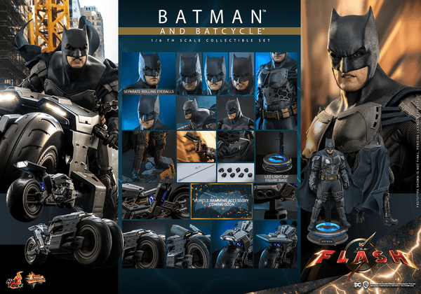 Batman and Batcycle 12