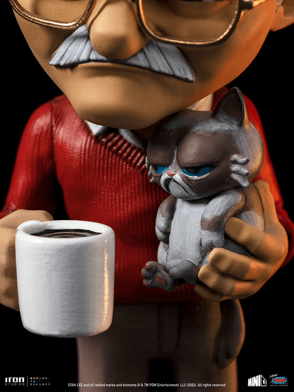 Stan Lee con gato gruñon MiniCo 6