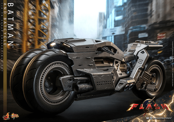 Batman and Batcycle 6
