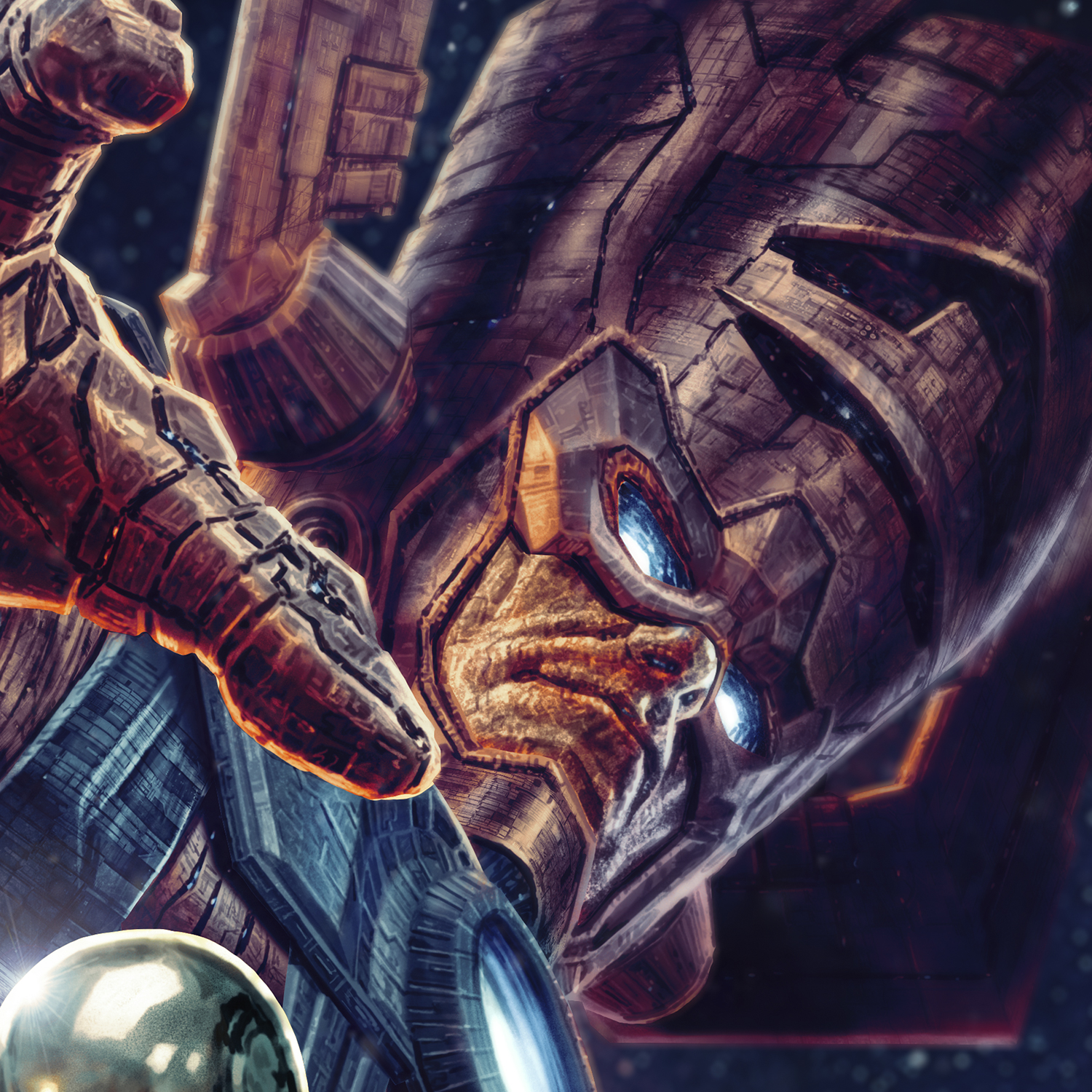 Galactus and the Silver Surfer