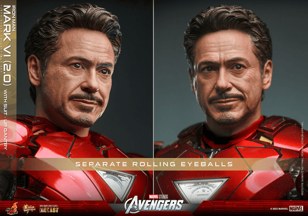 Iron Man Mark VI (2.0) with Suit-Up Gantry 20