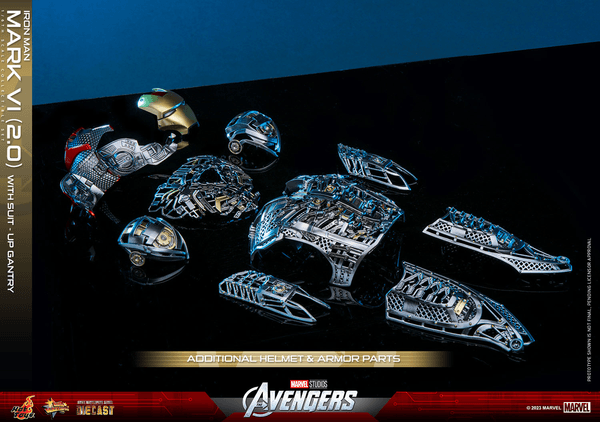 Iron Man Mark VI (2.0) with Suit-Up Gantry 19