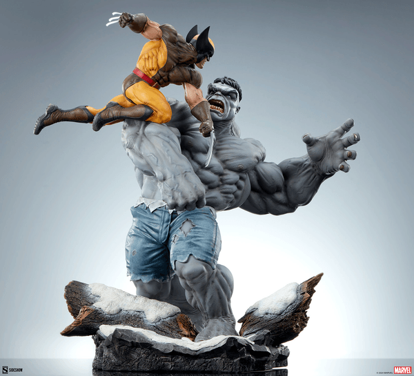 Hulk gris contra Wolverine 11
