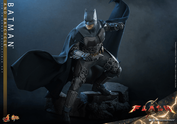 Batman and Batcycle 21