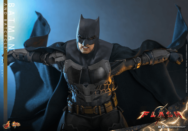 Batman and Batcycle 14