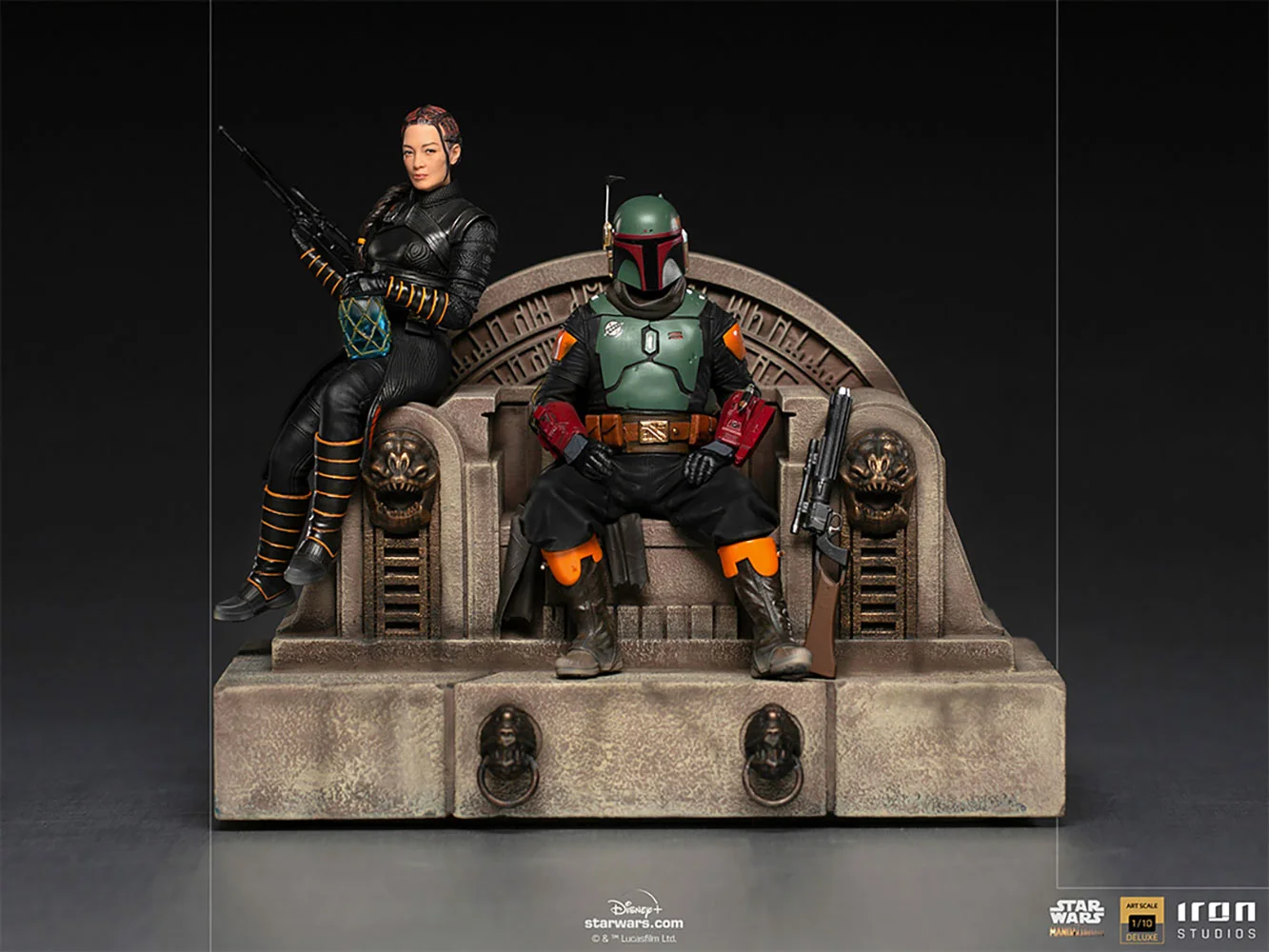 Boba Fett & Fennec Shand on Throne Deluxe  1