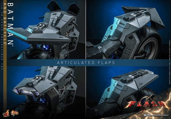 Batman and Batcycle 5