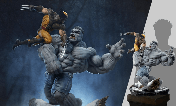 Hulk gris contra Wolverine 1