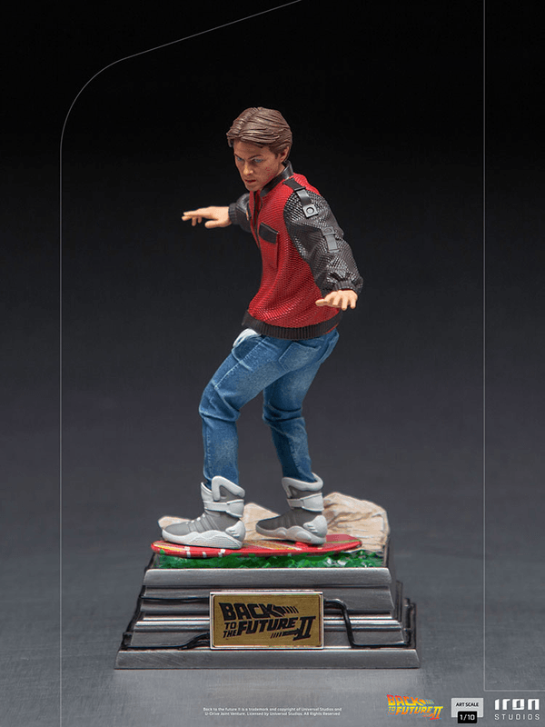 Marty McFly on Hoverboard 1:10 Scale Statue by Iron Studios 1