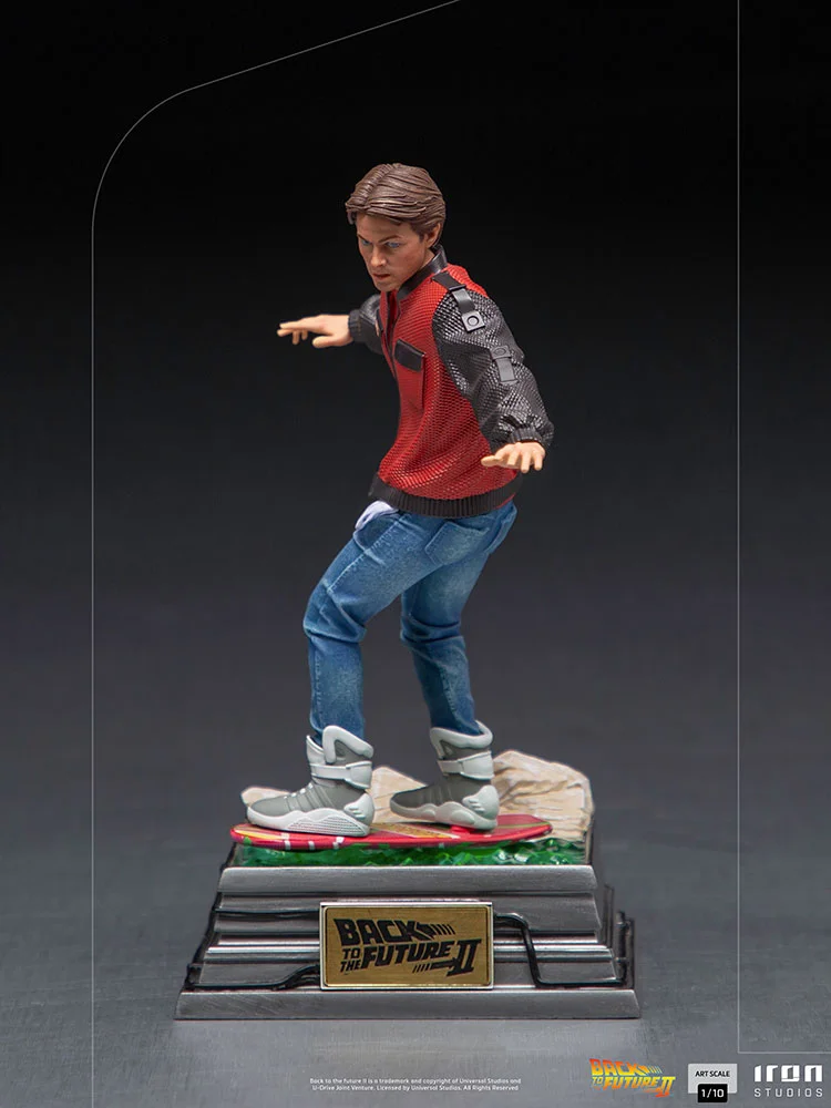 Marty McFly on Hoverboard 1:10 Scale Statue by Iron Studios 1