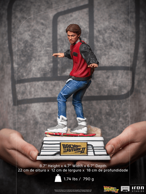 Marty McFly on Hoverboard 1:10 Scale Statue by Iron Studios 5