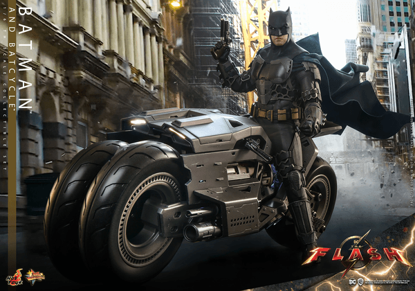 Batman and Batcycle 3