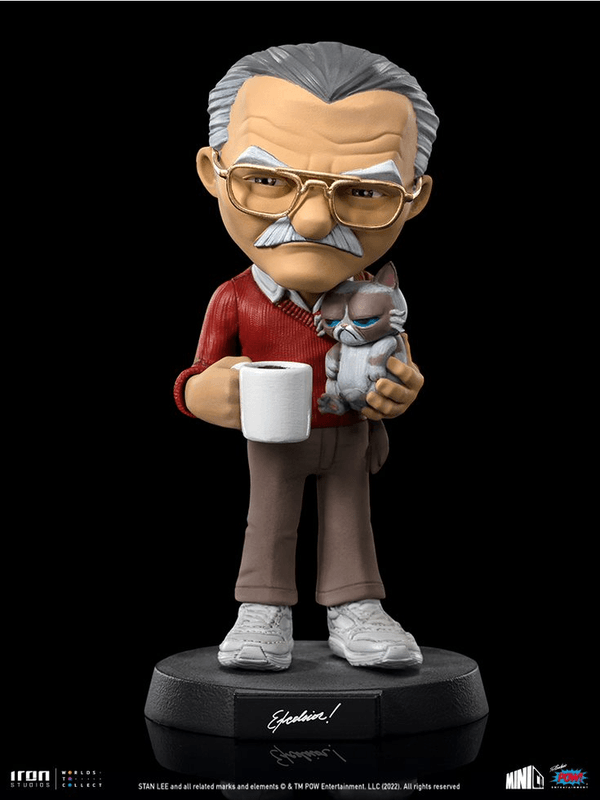 Stan Lee con gato gruñon MiniCo 2