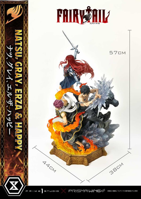 Fairy Tail Estatua PVC 1/6 Natsu, Gray, Erza, Happy Deluxe Version 57 cm-b260c8fe-ce01-4d0e-adad-be1214d6f3f7 3