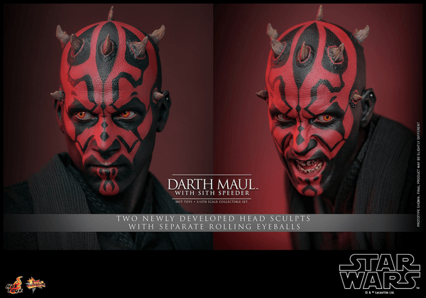 Darth Maul with Sith Speeder 9