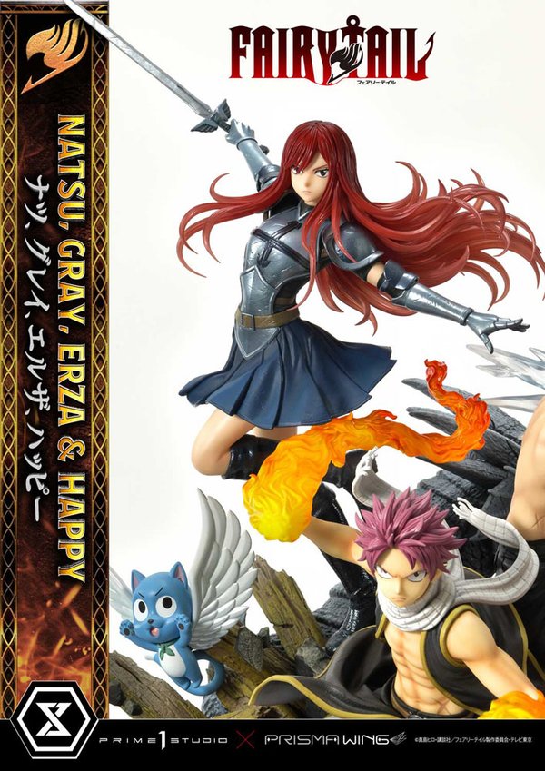Fairy Tail Estatua PVC 1/6 Natsu, Gray, Erza, Happy Deluxe Version 57 cm-b260c8fe-ce01-4d0e-adad-be1214d6f3f7 4