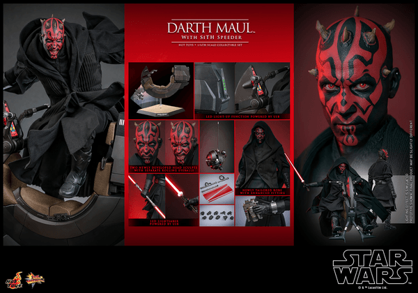Darth Maul with Sith Speeder 12