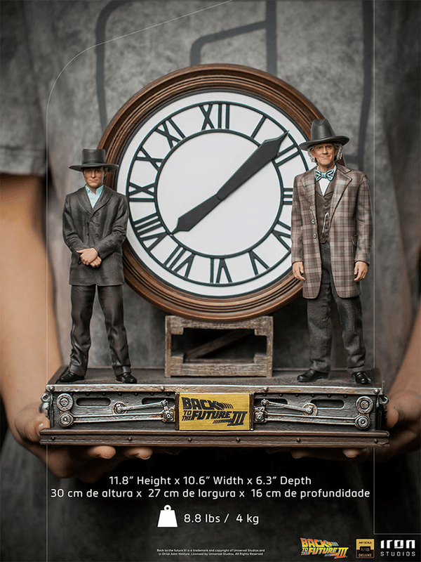 Marty and Doc at the Clock Deluxe 14