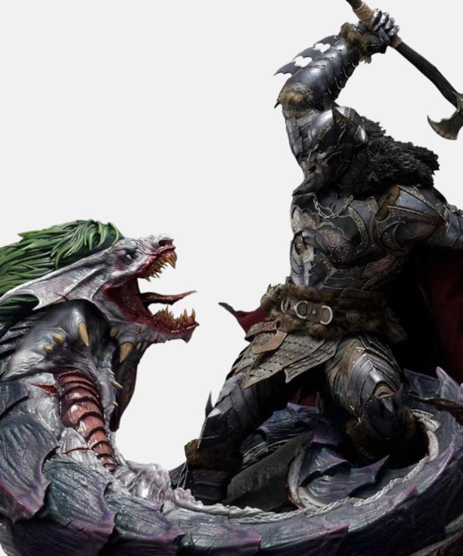 Museum Masterline Dark Nights: Metal (Comics) Batman Versus Joker Dragon Deluxe Version