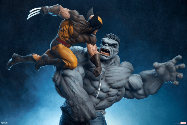Hulk gris contra Wolverine 4