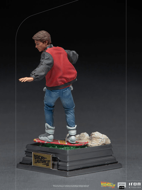 Marty McFly on Hoverboard 1:10 Scale Statue by Iron Studios 12