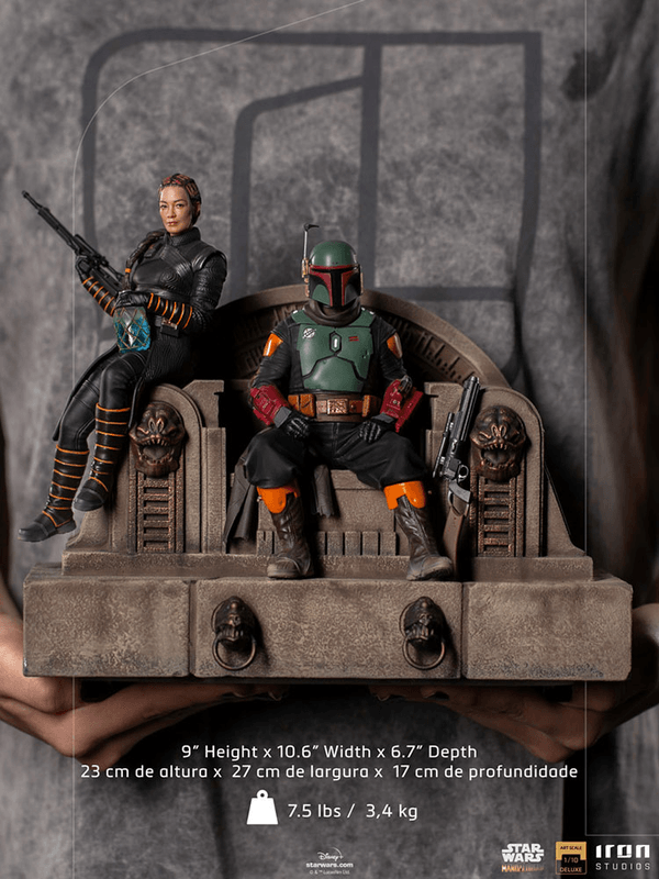 Boba Fett & Fennec Shand on Throne Deluxe  11