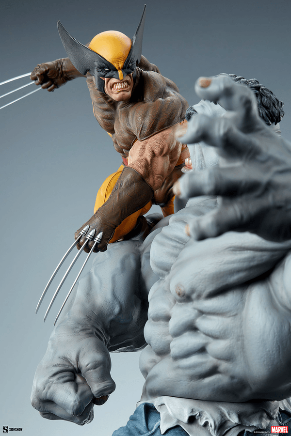Hulk gris contra Wolverine 12