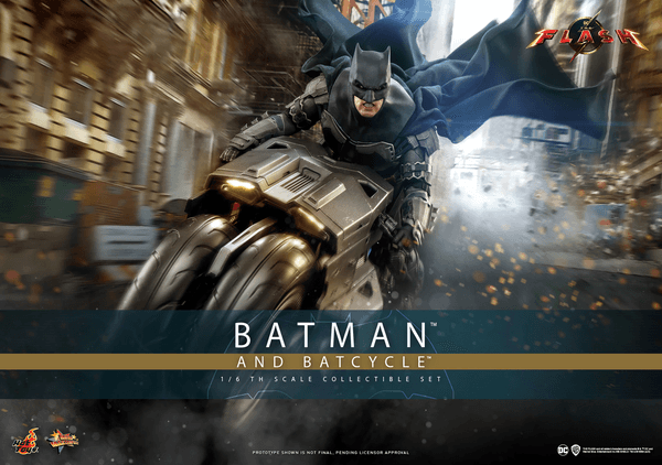 Batman and Batcycle 1