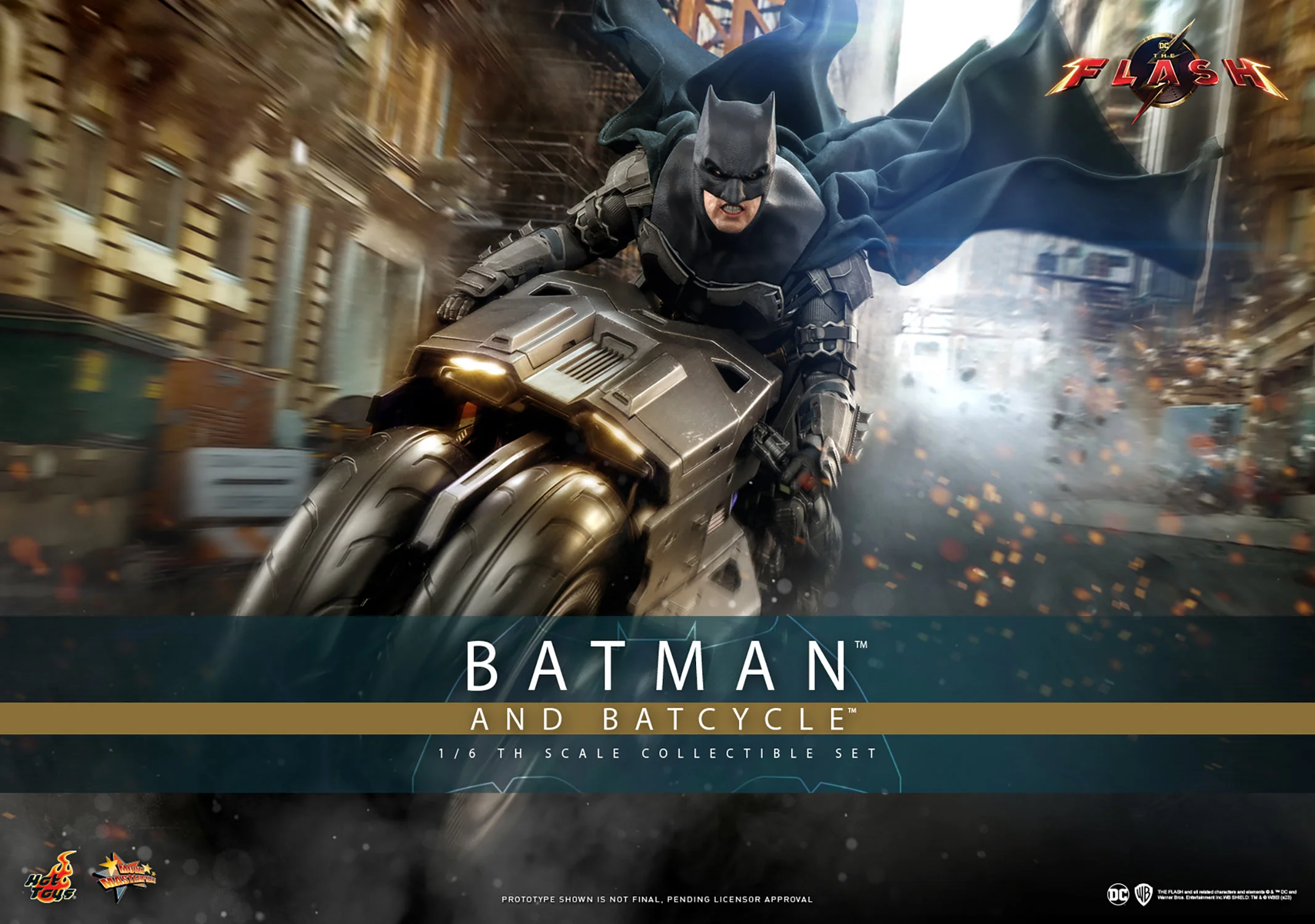 Batman and Batcycle 1