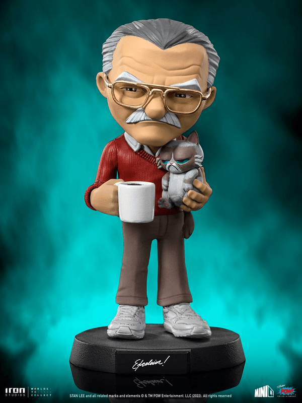 Stan Lee con gato gruñon MiniCo 1