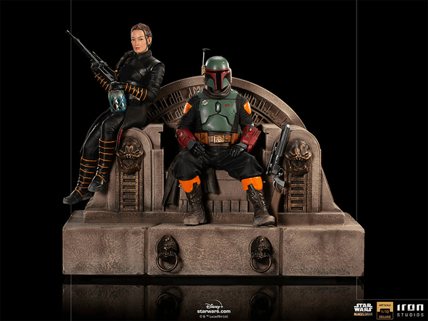 Boba Fett & Fennec Shand on Throne Deluxe  9
